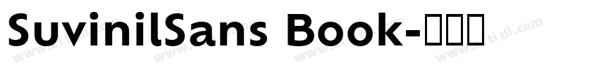 SuvinilSans Book字体转换 SuvinilSans Book字体转换